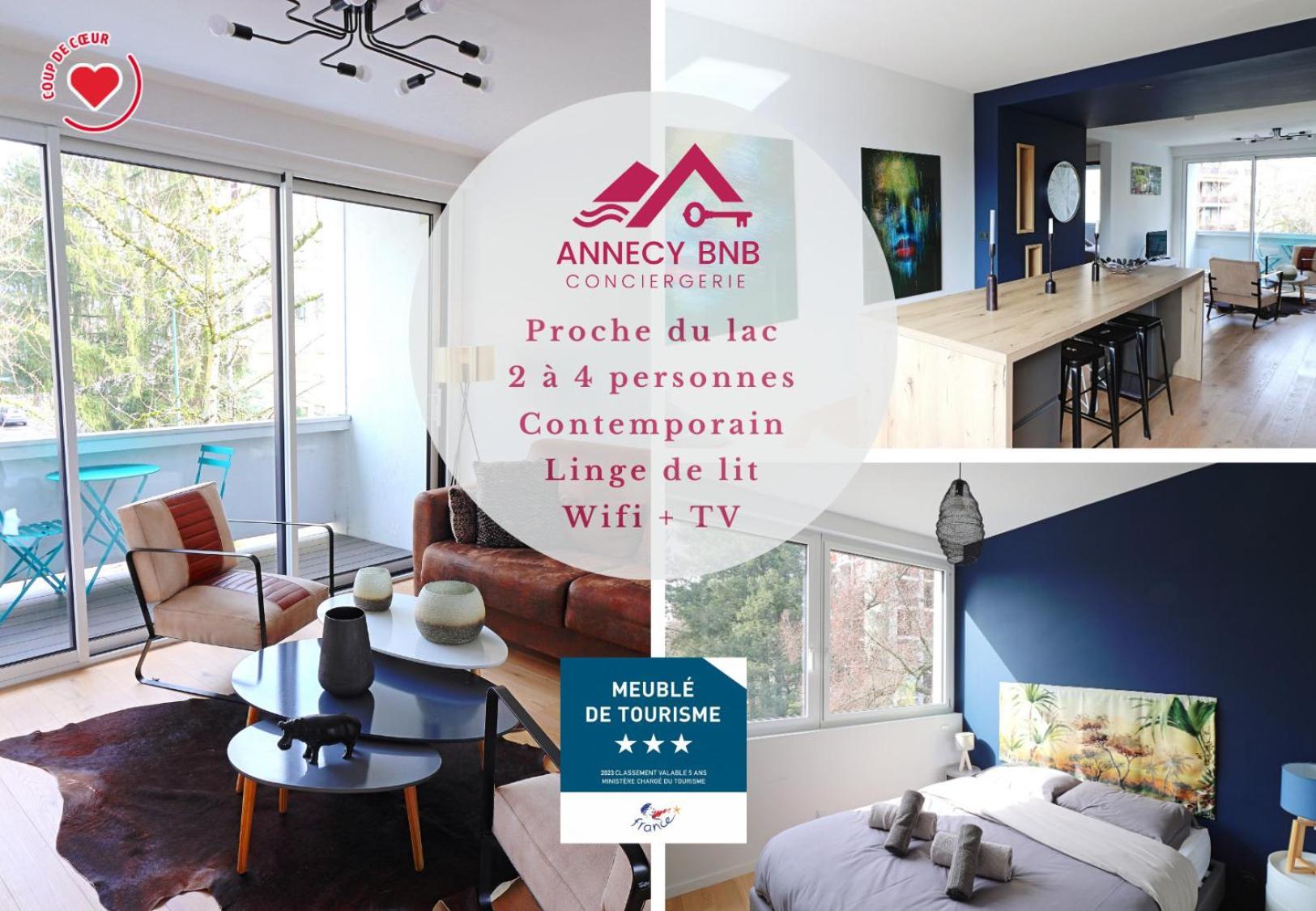 Coup De Coeur Appartement Lumineux, Calme Et Cosy Annecy Eksteriør billede